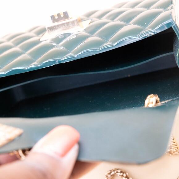 Mini Green Jelly Crossbody Bag - Picture 5 of 6